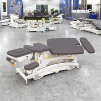 Table Chiropratique de Décompression Vertébrale, Traction et Flexion, Civière d'Examen, Canapé Médical, Lit de Thérapie, Table de Traitement