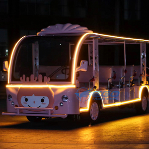 Prix de gros Xcego Bus électrique de tourisme à deux étages pour stations balnéaires et parcs d'attractions, 72V, 17 places, 30 km/h - Product Image 2