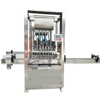 Machine de remplissage automatique de liquides pour bocaux de verre (olives, cornichons, concombre) contrôlée par PLC, pour huile, poudre, boissons et produits chimiques