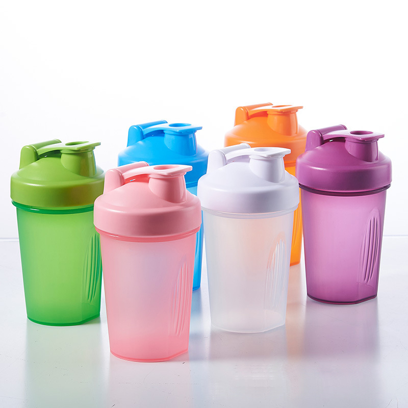 Eco friendly 400ml Colorful Plastic Protein