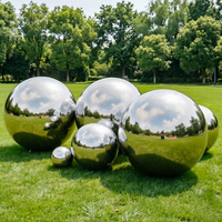 Boule miroir gonflable en PVC de qualité commerciale, dorée métallique, brillante, pour la décoration d'événements en plein air