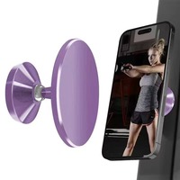 Supports de téléphone portable universels portables en ABS pour voiture et salle de sport, conception magnétique stable