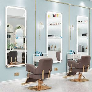 Espejo de Pared Inteligente con Retroiluminación LED para Peluquería K Barbering, Espejo de Cuerpo Entero para Salón de Belleza - Product Image 3