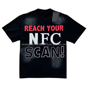 T-shirts NFC Hell de qualité supérieure, vêtements pour hommes, streetwear Y2K, t-shirts personnalisés, 100% coton, t-shirts imprimés vintage <span class=keywords><strong>avec</strong></span> des étoiles pour hommes - Product Image 2