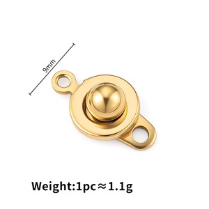 Stainless Steel Vacuum Plated Gold/Rose Gold/Black Swivel Snap Clasp for Jewelry DIY Pearl Bracelet &amp; Necklace <strong>Accessories</strong> - Product Image 4