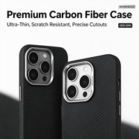 Étui de téléphone fin en fibre de carbone, motif personnalisé, logo et couleur sur mesure, coque de protection antichoc, échantillon gratuit pour commande en gros