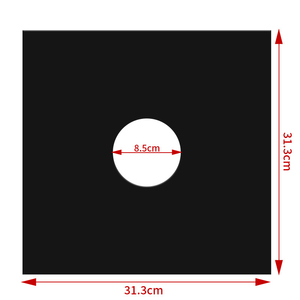 Funda interior de cartón rígido para discos de vinilo LP con orificio central, a prueba de polvo, antiestática, protectora y personalizada. - Product Image 3
