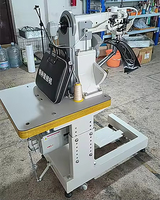 Machine à coudre industrielle pour la couture latérale des chaussures, machine à coudre à point de verrouillage en cuir robuste pour la production de chaussures