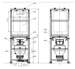 Otomatik büyük çanta ton çanta boşaltma makinesi boşaltıcı - Product Image 1