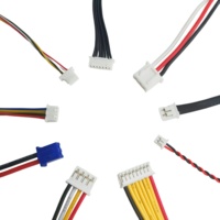 Kabel Harness Konektor SM Tembaga Berlapis Timah 2.5mm 2 3 4 5 Pin Male ke Female untuk Peralatan & Perangkat Industri