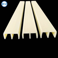 PVC glissière PVC plastique verre dur double rainure en forme de U push - pull porte coulissante rail goulotte profil