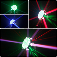 Éclairage de scène haute puissance 120W RGBW LED grande lumière principale mobile à pendule avec effet laser vert rouge pour les coureurs