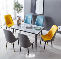Ensemble de table et chaises de salle à manger modernes pour restaurant et maison