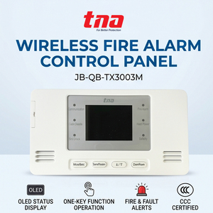 OEM Factory EN54-2 EN54-4 Certified Addressable <b>Wireless</b> Fire <b>Alarm</b> Control Panel with 4 Zones and 256 Points - Product Image 1