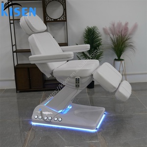 KISEN Salon Furniture <b>Electric</b> Massage Bed Facial Bed Professional Medical Beauty Bed Treatment Bed with LED and Foot Control - Product Image 6