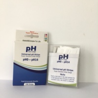 Bandelettes Test Indicateur Universel de pH 0-14 pour Urine, Salive, Eau Potable, Laboratoires, Aquariums