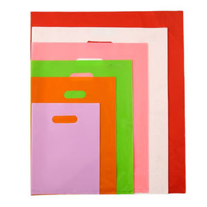 Wholesale Bulk Heavy Duty Biodegradable Die Cut <b>Bag</b> For Food <b>Clothing</b> Gift <b>Packaging</b> Store - Product Image 4