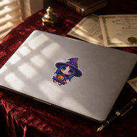 200 nouveaux autocollants graffiti style Halloween mignons, adhésifs imperméables, créatifs, pour décorer ordinateurs portables, réfrigérateurs, tasses