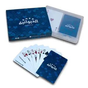 Fashion Us U.S. Poker Logo Paper Custom Plastic Playing Card