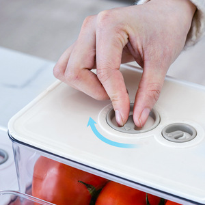 Sealed Food Storage Container Rectangle Clip-On Lid For Fruits Vegetables Grains Refrigerator Use Picnic Lunch Box - Product Image 3