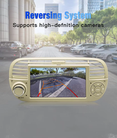 Autoradio Android Auto Carplay Linux 7 pouces pour FIAT 500 Abarth 2007-2015 Navigation GPS Lecteur multimédia Stéréo Écran HD