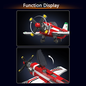مجموعة ألعاب بلاستيكية للبيع بالجملة لبنات الملك MOC ، تجميع طائرة سباق للأطفال الأولاد ، قوالب بناء تعليمية ، مجموعة ألعاب بلاستيكية - Product Image 5