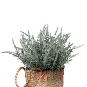 Plantas Artificiales de Salvia, Plástico Verde de Alta Simulación, Decoración del Hogar, Ramos de Boda, CallaFloral - Product Image 5
