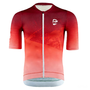 Ropa de Ciclismo al por Mayor, Jersey de Ciclismo de Manga Corta, Top Profesional para Ciclismo de Carretera, Transpirable, Ajuste Delgado, Logotipo Personalizable - Product Image 2