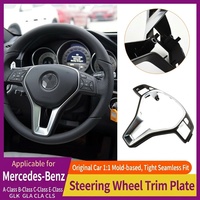 Cubierta Decorativa para Volante Compatible con Mercedes-Benz Clase E, Clase C, Clase A, Clase GLK, Clase B, Clase GLA, Clase CLA, Clase CLS