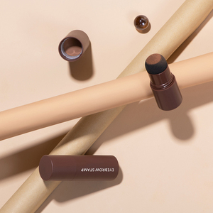 Nueva llegada logotipo personalizado impermeable un paso Kit de modelado de cejas cojín de aire profesional polvo sello cejas polvo - Product Image 2