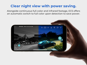 IMILAB EC5 2K WIFI Vista de 360 ° Cámara de seguridad con cable Visión nocturna HD a todo color IP66 Cámara de seguimiento automático impermeable para exteriores - Product Image 5