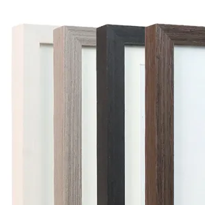 Personalizar tamaño moderno A2 A3 A4 madera foto pared marco sólido soporte madera de roble Imagen Arte Diseño al por mayor