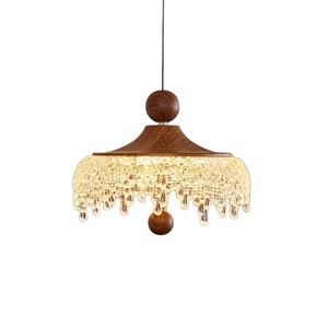 Lustre moderne en acrylique à LED blanc froid 3500K Ra80, luminaire suspendu à montage en surface avec garantie de 3 ans pour salon - Product Image 1