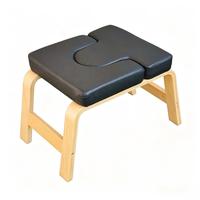 Banc d'inversion professionnel en bois rembourré pour le yoga, idéal pour la maison, la salle de sport, le studio de yoga et l'entraînement physique