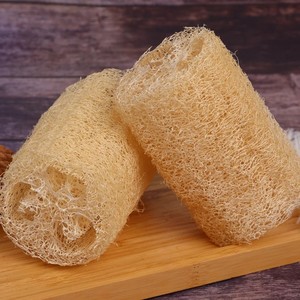 Wholesale Zenidoo Eco-Friendly Natural Loofah Cut Pile Roll Shape <b>Net</b> Dishwashing Brush Pan Degreasing Scouring Pad Loofah Pulp - Product Image 5