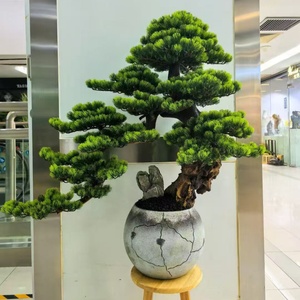 Albero di Pino Artificiale in Vaso, Pianta Decorativa Realistica Sempreverde per Interni ed Esterni, Soggiorno, Camera da Letto, Balcone, <span class=keywords><strong>Appartamento</strong></span> - Product Image 5