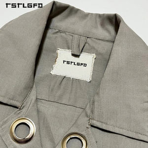 T-shirt décontracté de haute qualité pour homme, personnalisé par un designer, été, <span class=keywords><strong>pompier</strong></span>, boucle de <span class=keywords><strong>pompier</strong></span>, fermoir à homard, effet vieilli, court - Product Image 4