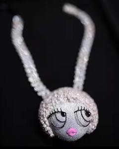 Lujo hombres mujeres Hip Hop Bling joyería personalizable Moissanite diamante colgante con chapado Premium colgante de moda o encanto - Product Image 4