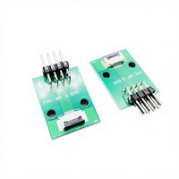 Konektor YKT 12V Kuningan 0.5mm FFC FPC 16P ke Adaptor Soket Plat Dupont 2.54mm SMT untuk Papan PCB Otomotif