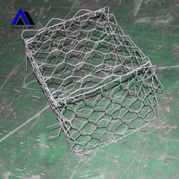Vente en gros : Gabion tissé en maille pour barrière défensive et construction de murs de soutènement