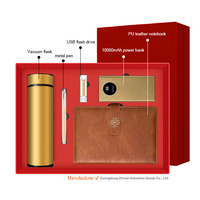Promotion Vedette Ensemble Cadeau d'Affaires Personnalisé 5-en-1 Carnet, Souvenir d'Entreprise de Haute Qualité, Outil Publicitaire