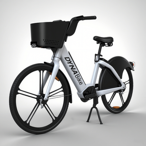 Bicicleta Eléctrica Urbana de 26 Pulgadas para Alquiler Público, Gestión de Flotas, ODM, Alta Calidad, Antirrobo, para Compartir en la Ciudad - Product Image 6