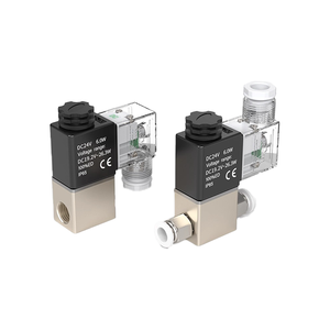 Vanne solénoïde pneumatique SOVE Bobine 2V025-08-Laiton Vanne à 2 positions et 2 voies Plaque de vanne pour systèmes de contrôle industriels - Product Image 1