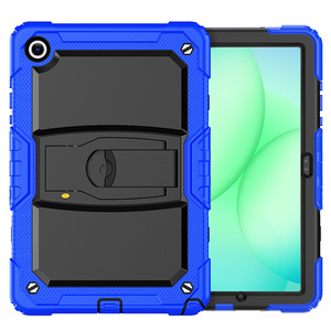 เคสป้องกันแบบไฮบริด SM-X236B SM-X235 SM-X230สำหรับ Samsung Galaxy Tab A11 <span class=keywords><strong>Plus</strong></span> พร้อมขาตั้งดีไซน์ด้านหลังและสายคล้องไหล่ - Product Image 2