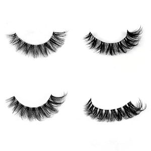 Clear Band <b>Lashes</b> Faux <b>Mink</b> Eyelashes Natural Vegan Full Strip <b>Lashes</b> Invisible Band Eyelashes - Product Image 1