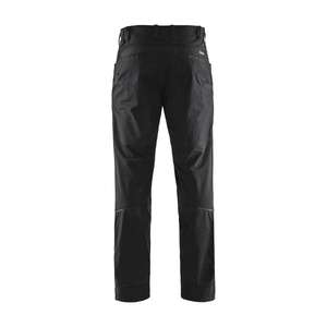 BLAKLADER - 145618459956C146 Service <b>trousers</b> with <b>stretch</b> <b>Black</b>/Red - EAN 7330509651414 WORK <b>TROUSERS</b> CARGO WORK <b>TROUSERS</b> - Product Image 2
