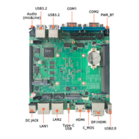 Placa base N100 de 3,5 pulgadas AMI BIOS Win Dows10 /Win Dows 11/Linux Firewall Router N100 Mini Pc placa base