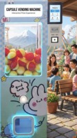Capsule Vending Machine Coin Operated Candy Dispenser Capsule Toy Vending Machine Gumball Bouncy Ball Vending Machine