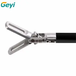 Geyi Autoclavable Laparoscopic Surgery Laparoscopic Fenestrated Atraumatic Grasper/Forceps for Laparoscopic Instrument