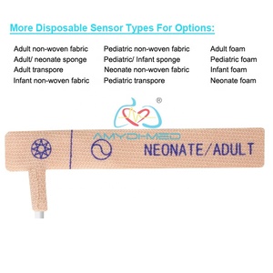 Cables médicos para Nonin Sensor Spo2 desechable Suministro de atención médica para Nonin DB9 7Pin Neonato Adulto Desechable SpO2 Cables - Product Image 3